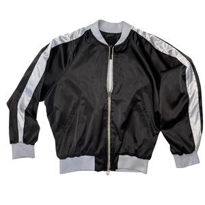 HAVEN Satin Bomber Jacket